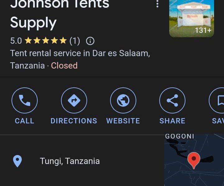 Tunafanya huduma ya kuweka location ya biashara yako kwenye ramani google