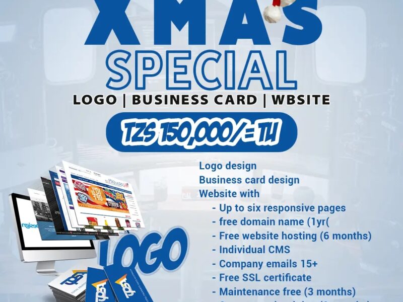 i will do website design, business card and logo design for your business or company (Xmas Special Offer)